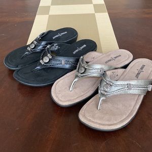 Minnetonka Leather Sandals - 2 pairs